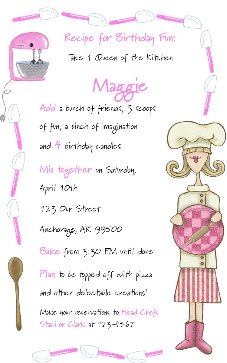 Doc  512512  11th Birthday Invitation Wording â 11th Birthday
